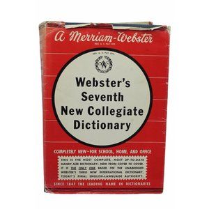 Webster's Seventh New Collegiate Dictionary 1967